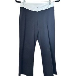 Otomix Leggings Womens Black Capri Gym Y2K Yoga Pant Logo Casual Low Rise Lg